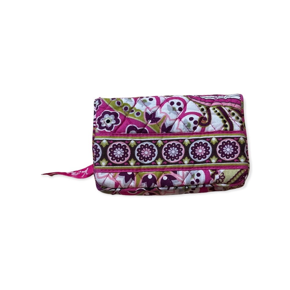 Vera Bradley Pink and Green Wallet